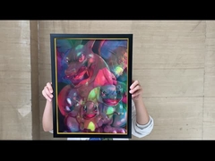 DGZ Naruto Messi Ronaldo Sport 3d Flip Motion Lenticolare Anime Poster 40*60cm