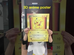 DGZ Naruto Messi Ronaldo Sport 3d Flip Motion Lenticolare Anime Poster 40*60cm