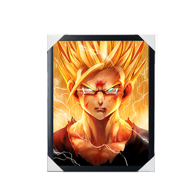 Comic giapponese Dragon Ball One Piece Demon Slayer Bleach Stampa 3D Anime Immagini appese Decorazione murale Scroll Poster