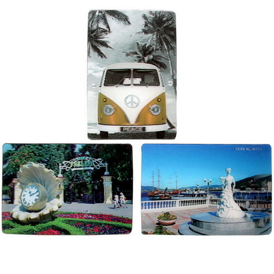Magneti 3D per frigoriferi Magneti 3D lenticolari Magneti frigoriferi creativi Magneti magnetici 3D Magneti turistici Souvenir