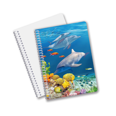 Uso quotidiano Buona qualità Made in China Eco-friendly PET Lasting Custom Sheets 3D Lenticular Spiral Notebook