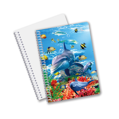 Buona qualità Materiale PET 3D lenticolare personalizzato Promozione Regalo Spiral 3D Notebook di stampa