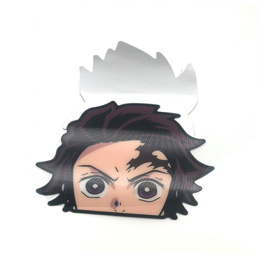 Adesivi personalizzati impermeabili Cambiare Flips Motion Adesivo Lenticolare 3D Anime Adesivo per Auto Laptop Decorazione bagagli