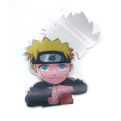 Adesivi personalizzati impermeabili Cambiare Flips Motion Adesivo Lenticolare 3D Anime Adesivo per Auto Laptop Decorazione bagagli