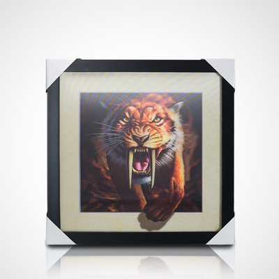 Stampa 3D di manifesti 3D PET Lenticolari personalizzati Pittura 3D con telaio PS nero per la decorazione domestica