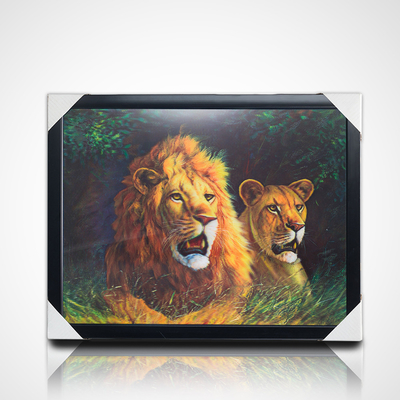 Pittura 3D Lenticolare Con Cornice Nera 40*30cm PET 5D 3D Cornici Foto Lenticolare Artwork Immagini Moderne