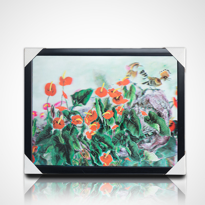 Pittura 3D Lenticolare Con Cornice Nera 40*30cm PET 5D 3D Cornici Foto Lenticolare Artwork Immagini Moderne