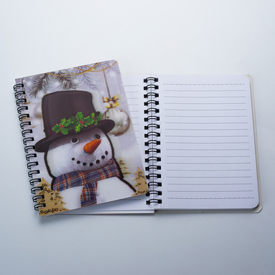 Al dettaglio personalizzare Prodotti commerciabili Barato 3D Lenticolare Hardcover Sprial Binding Animal Notepad Notebook