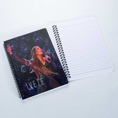 Prodotti di carta e cartoneria personalizzati in formato A4/A5/A6 3D PP/PET Lenticular Printing Cover Sprial Binding Paper Exercise Notebook