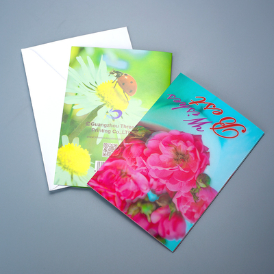 Fabbrica Hot Sale Custom Kpop 3D Lenticular Printing Cartolina/ Cartolina da visita