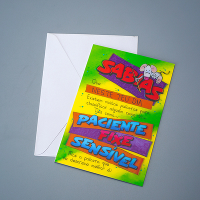 Cartoline 3D personalizzate Cartoline postali lenticolari Cartoline animate di invito