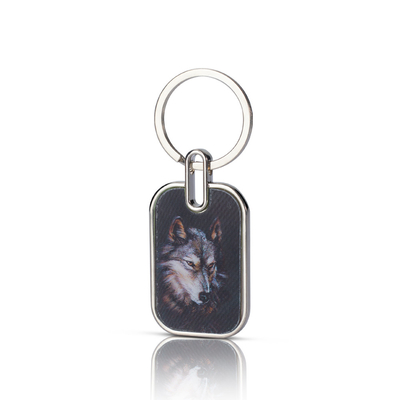 Disegno personalizzato Glitter Acrilico Portachiavi Anime Carino Charm Acrilico con Stampa di Disegno