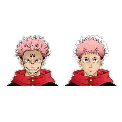 Adesivo per anime impermeabile che cambia i coltelli Iguro Obanai Demon Slayer 3D Adesivo a movimento lenticolare per laptop per auto