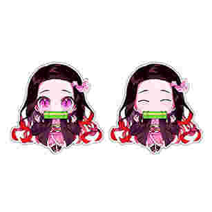 Etichetta del logo di stampa personalizzata PVC Anime Auto Adesivo Anime Motion Card Adesivo Acque resistenti 3D Anime Adesivi