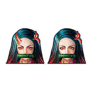 Etichetta del logo di stampa personalizzata PVC Anime Auto Adesivo Anime Motion Card Adesivo Acque resistenti 3D Anime Adesivi