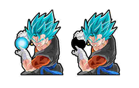 Grosso Cartoon Die Cut Lenticular Sticker Custom Printing Laptop Car Window 3D Anime Motion Sticker