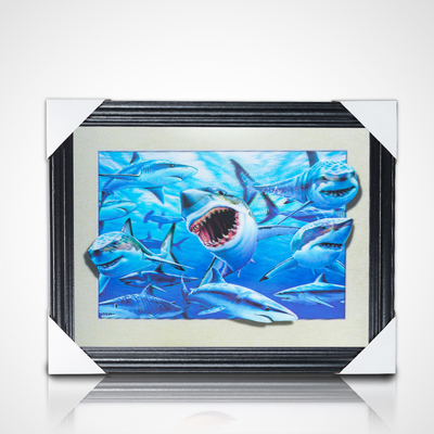 Hot Sell High Definition Promozione Regalo 3D Lenticolare Anime Giapponese Poster Con Cornice