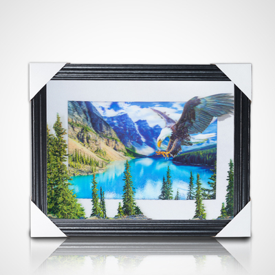 Hot Sell High Definition Promozione Regalo 3D Lenticolare Anime Giapponese Poster Con Cornice