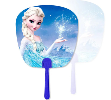 Stampa di immagini 3D lenticolari in plastica su misura PET Flip Fan pubblicitario Fan PP Fan Stampa 3D Fan a mano Business Gift