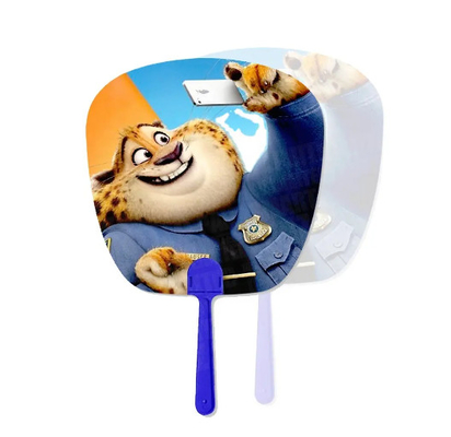 Stampa di immagini 3D lenticolari in plastica su misura PET Flip Fan pubblicitario Fan PP Fan Stampa 3D Fan a mano Business Gift