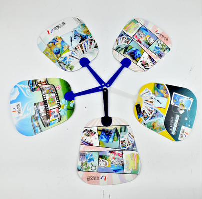 Custom Beautiful Designs 3D Lenticolare Ventilatore a mano di plastica PET 3D promozionale Ventilatori a mano di cartone animato 3D Ventilatori a lenticola