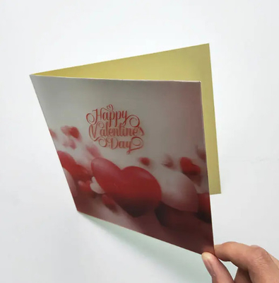 Hot Selling Custom Lenticular stampato in 3D Cartoline di invito