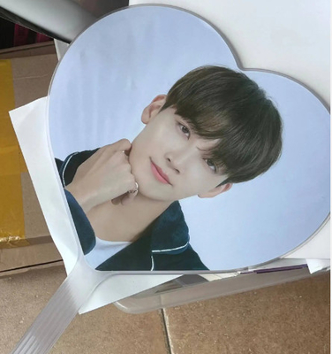 Ventilatore per eventi KPop personalizzato per regalo Ventilatore 3D trasparente in plastica PET personalizzato