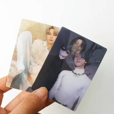 3D Lenticular Printing con 3D Flip Motion Effect Promotional 3D Cards