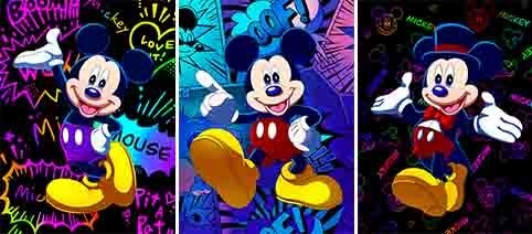 Poster Lenticolare personalizzato Percepzione della profondità 3D Pellicola perla bianca Sul retro