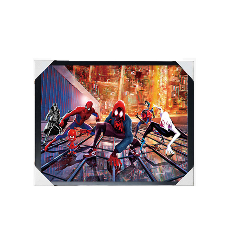 Al dettaglio Anime 3D Poster Marvel 3D Lenticular Poster Decorazione della parete 3D Stampa Cambiamento Immagine Anime Poster