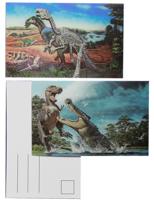 Regali per bambini Dinosauro Cartolina 3D Animazione Immagine 3D Cartolina Cartoline in movimento