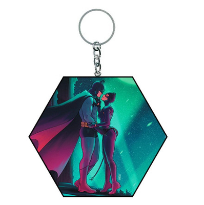 Personalizzazione di personaggio di animazione fai da te chiaviera acrilica a doppio lato acciaio inossidabile con stampa UV Metodo di stampa a 6 colori