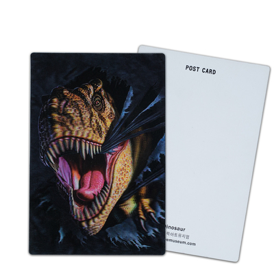 Personalizza cartoline 3D Lenticolari Dinosauro Animali selvatici per lo zoo