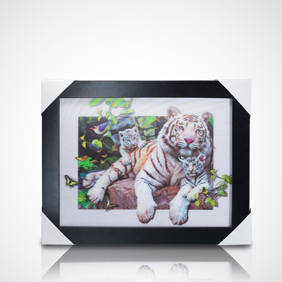 Cartellone 3D di pittura lenticolare PET 30*40cm 5D cartellone lenticolare tigri