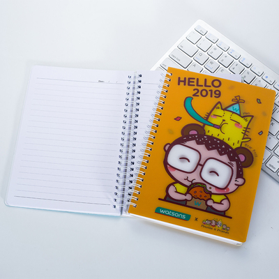 Al dettaglio personalizzare Prodotti commerciabili Barato 3D Lenticolare Hardcover Sprial Binding Animal Notepad Notebook