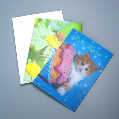 Fabbrica Hot Sale Custom Kpop 3D Lenticular Printing Cartolina/ Cartolina da visita