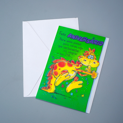 Cartoline 3D personalizzate Cartoline postali lenticolari Cartoline animate di invito