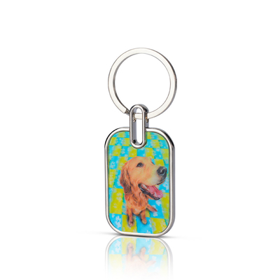 Disegno personalizzato Glitter Acrilico Portachiavi Anime Carino Charm Acrilico con Stampa di Disegno