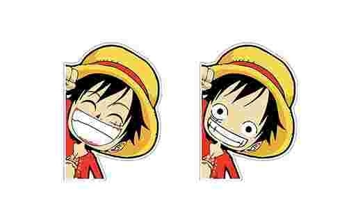 Motion Laptop 3D Sticker Anime Acque resistenti Decal Anime Motion Sticker per la valigia frigorifero auto