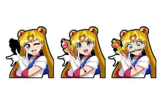 Cute Anime Girl Sticker Demon Slayer Kimetsu No Yaiba Anime Motion Sticker Adesivi impermeabili per auto